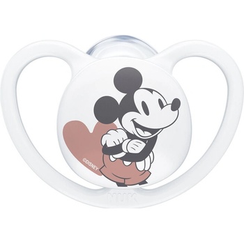 Nuk cumlík Space Mickey bielá