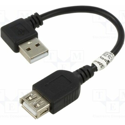 Goobay 95704 USB 2.0 USB A zásuvka USB A úhlová zástrčka