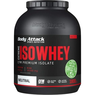Body Attack Sports Nutrition Extreme Iso Whey [1800 грама] Неовкусен