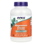NOW NOW Magnesium Citrate Pure Powder, магнезиев цитрат на прах, 450 mg, 227 g