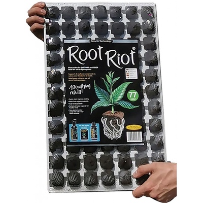 Growth Technology Root Riot 77, sadbovací kostky vč. sadbovače, 77ks