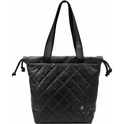 Gregorio EKO PREMIUM nákupná taška Black Quilted Eco Leather