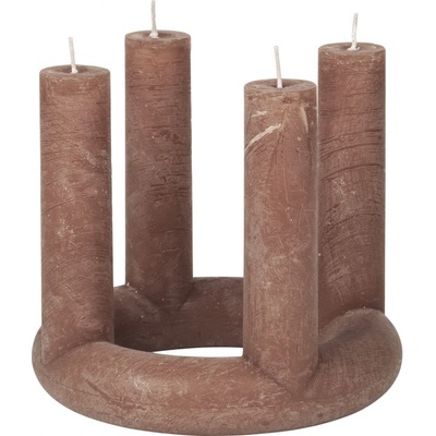 Broste Adventný svietnik Lucille Indian Tan