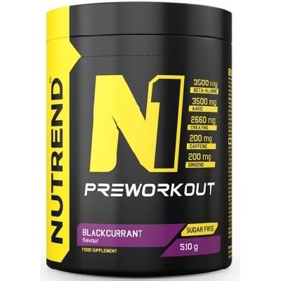Nutrend N1 PRE-WORKOUT 510 g - čierne ríbezle