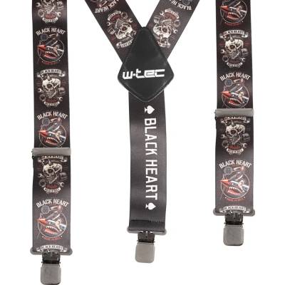 W-Tec Black Heart Suspenders Warhawk