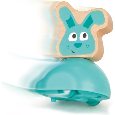 Hape Дървена инертна количка Hape - Заек (H0468)