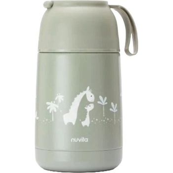 Nuvita Термос за храна Nuvita - 620 ml, Sage Green (NU-PPCP0066)