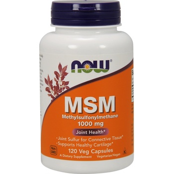 Now Foods MSM Methylsulfonylmethan 1000 mg 120 kapsúl