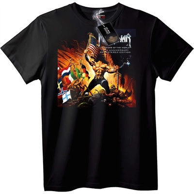 NOONEBRAND Тениска Воините на света на Manowar - 2XL, White