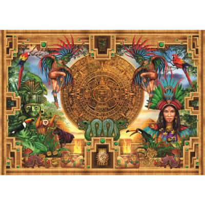 Educa - Puzzle Aztec Mayan Montage - 2 000 piese