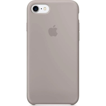 Image 1 of Apple Silicone Case - оригинален силиконов кейс за iPhone 8, iPhone 7 (светлосив)