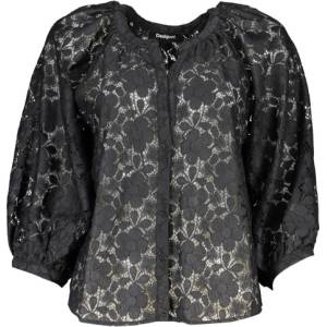 Desigual Дамска риза с дълъг ръкав desigual, Цвят Черен (24swbw02_ne2000)