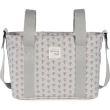 Walking Mum Cross Body Bag Indian Lotus grey