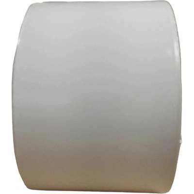 Plastová Etiketa 100 mm x 150 mm, Polypropylén, Biela, Dutinka 40 mm, 1000 ks/kotúč, Permanentné lepidlo
