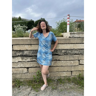 Skhoop Margaret a Dress Denim Blue