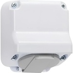 Atra Контакт ip44, 16a, 250v, Бял (1139)