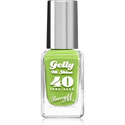 Barry M Gelly Hi Shine "40" 1982 - 2022 лак за нокти цвят Fizzy Apple 10ml
