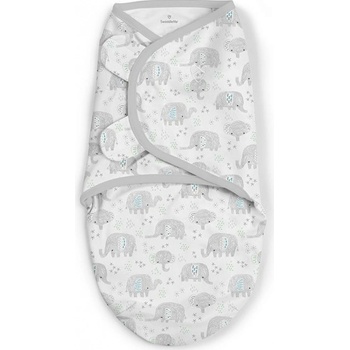 SUMMER INFANT Zavinovačka SwaddleMe šedí sloníci