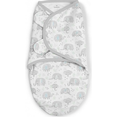 SUMMER INFANT Zavinovačka SwaddleMe šedí sloníci