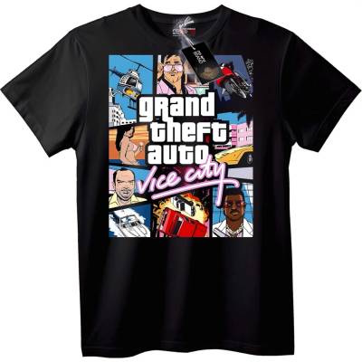 Тениска GTA Vice City - M, White