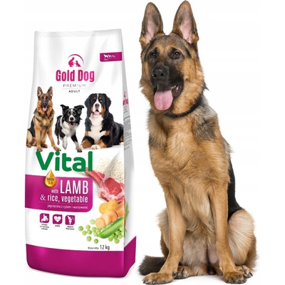 Gold Dog Vital premium jehněčí rýže zelenina 12 kg