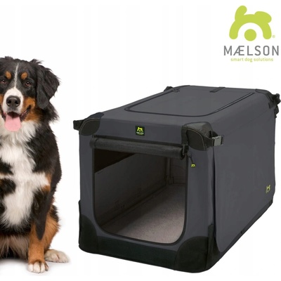 Maelson Přepravka pro psa černá L 77 cm x 120 cm 86 cm