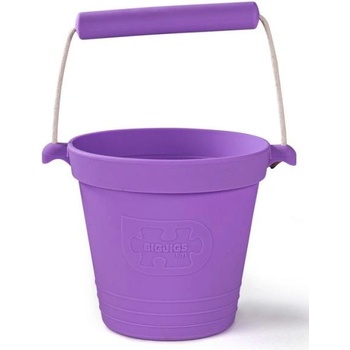 Bigjigs Toys Лилава плажна кофа