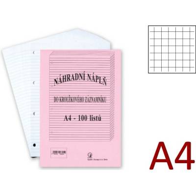 LUMA Náhradní náplň A4 4 kr. 100 listů čistá