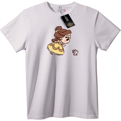 NOONEBRAND Тениска Бел и Чайник - 4XL, White