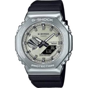 Casio G-Shock GBM-2100A-8BER Мъжки часовник- Сив, Bluetooth, Слънчева енергия, GPS Flight Log, Neo-Retro, 200м Часовници