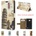 Nokia Lumia 730/735 Printed Wallet Кожен Калъф + Протектор