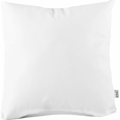 EMI biely ekokoža Vankúš 45x45