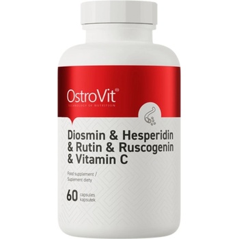 OstroVit Diosmin + Hesperidin + Rutin + Ruscogenin + Vitamin C [60 капсули]