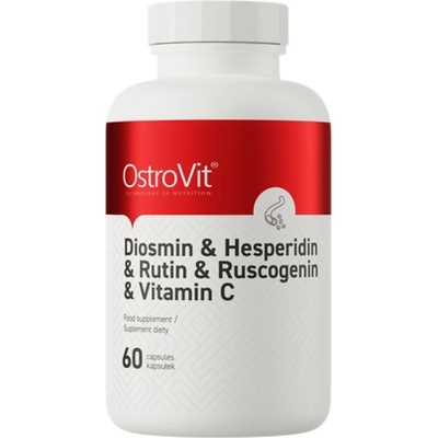 OstroVit Diosmin + Hesperidin + Rutin + Ruscogenin + Vitamin C [60 капсули]