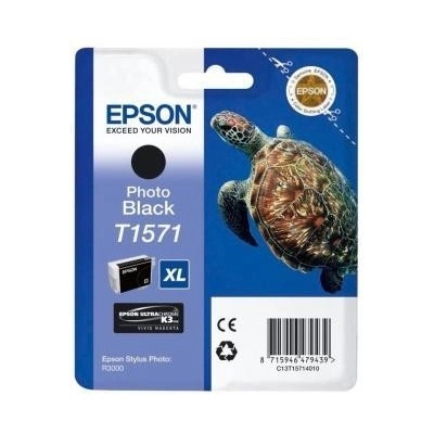 Epson T15714010 снимка черен (photo black) оригинална касета (C13T15714010)