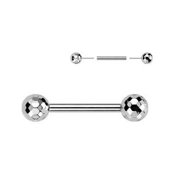 Šperky4U piercing do jazyka titan PUSH IN TIT1316-16165