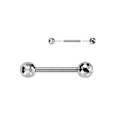 Šperky4U piercing do jazyka titan PUSH IN TIT1316-16165
