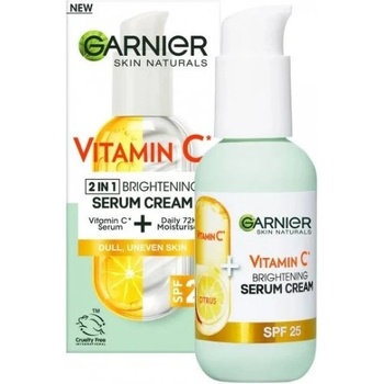 Image 1 of Garnier Skin Active Serum Cream - Озаряващ серум-крем SPF 25, 50мл