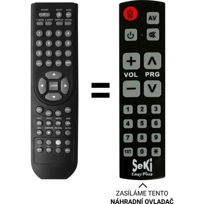 Dálkový ovladač Senior Manta LCD TV-3211 – Hledejceny.cz