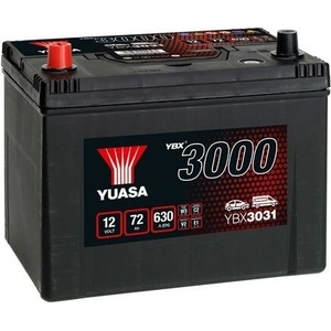 YUASA 72Ah 630A left+ (YBX3031)