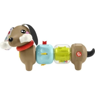 Mattel Fisher-Price Дрънкащо и щракащо дакелче