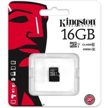 Kingston microSDHC 16GB UHS-I U1 SDC10G2/16GBSP