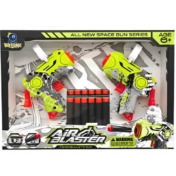 Пистолети 2 броя с 12 меки стрели air blaster 108С-4