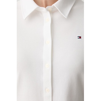 Tommy Hilfiger риза дамска от памук с еластан (WW0WW49922)