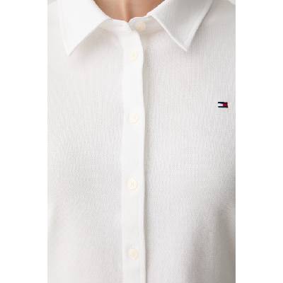 Tommy Hilfiger риза дамска от памук с еластан (WW0WW49922)