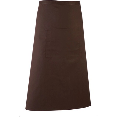Cotton Classics Zástěra Colours pas dlouhá dark brown
