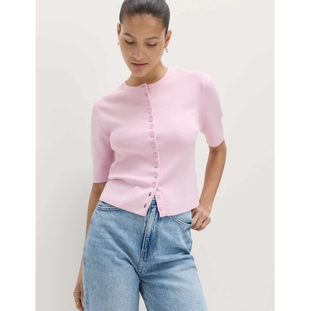 Marks & Spencer Съкратен кардиган с V-образен разрез Marks & Spencer розова Marks & Spencer | Rozov | ЖЕНИ | S
