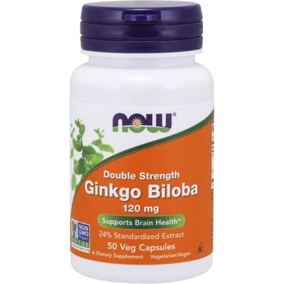 NOW Foods Ginkgo Biloba 120 mg 50 kapsúl