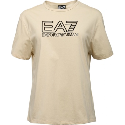 EA7 Dámske tričko T SHIRT béžová čierna
