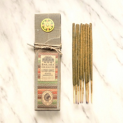 Banjara Vonné tyčinky Rituální pryskyřičné Lemon Grass citronová tráva 8 ks – Zbozi.Blesk.cz